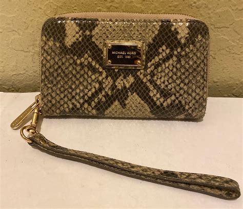 michael kors wallet small|michael kors snakeskin wallet.